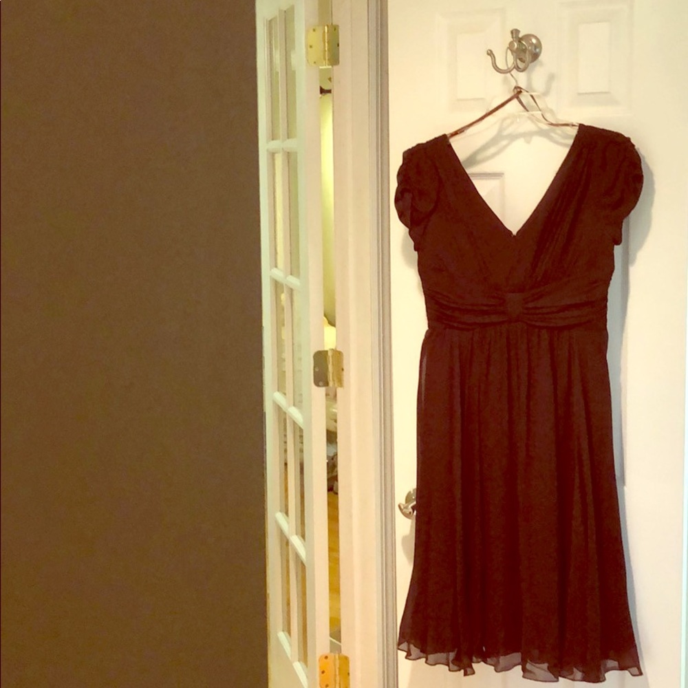 Suzy Chin for maggy boutique size 6 brown dress
